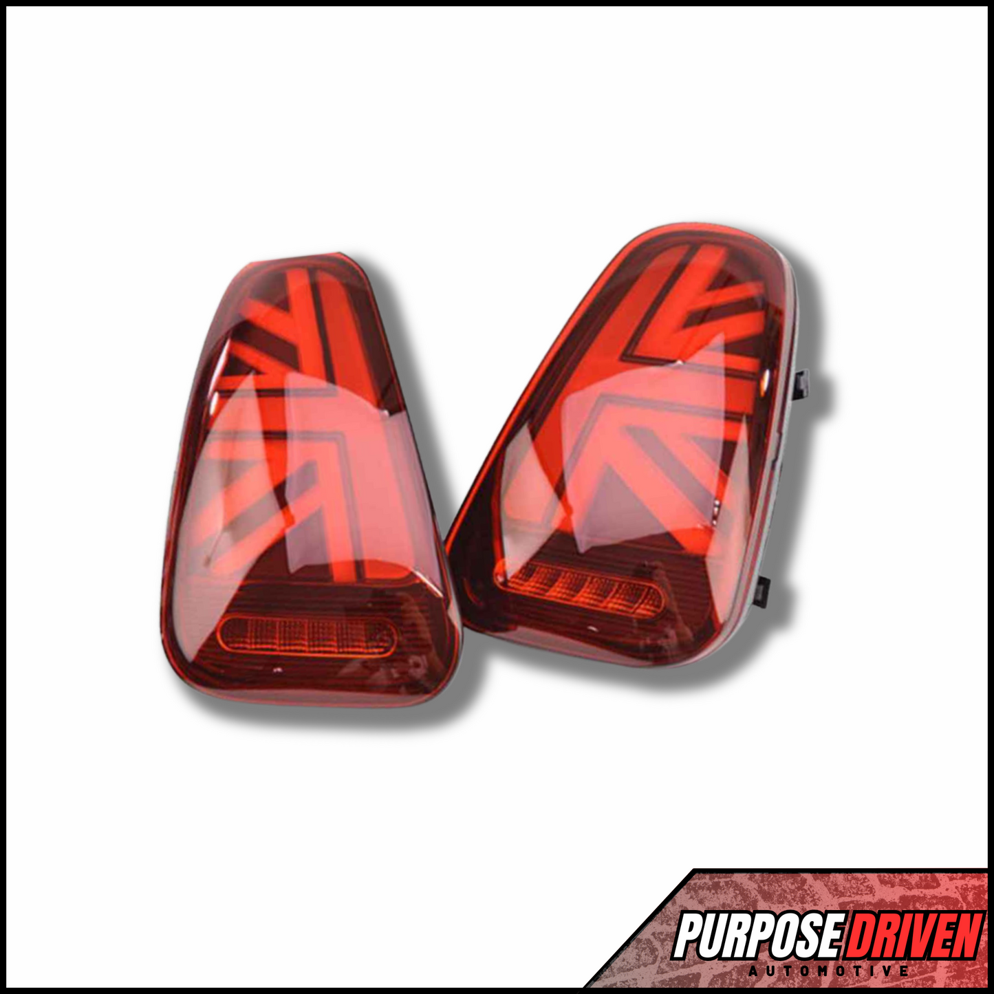 Gen 1 - Union Jack Tail Lights (OEM+ Red) - Purpose Driven Automotive