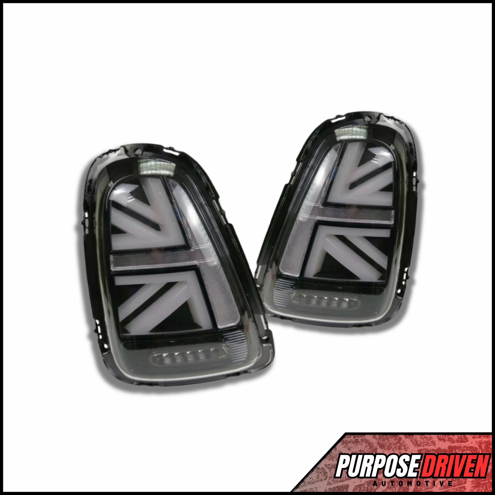 Gen 2 - Union Jack Tail Lights (Smoked) - Purpose Driven Automotive