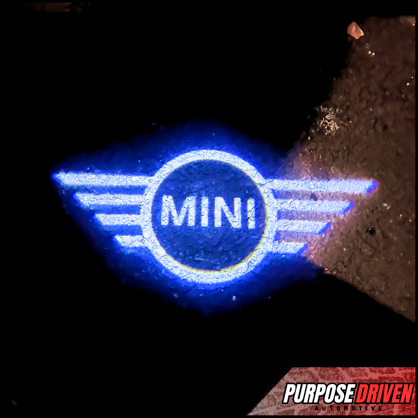 Gen 2 & 3 - Projector Light (Mini Logo) - Purpose Driven Automotive